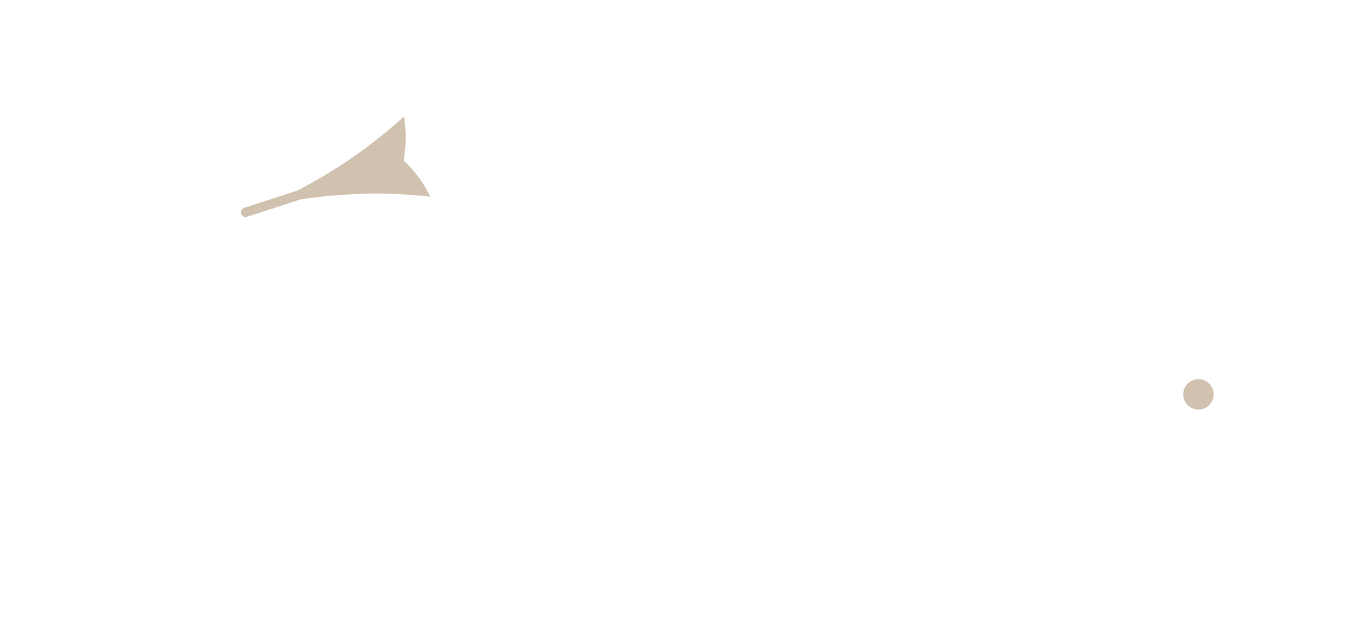 Logo Nisaba blanc et beige